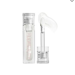 Huda Beauty FAUX FILLER Extra Shine Lip Gloss in Glassy full size